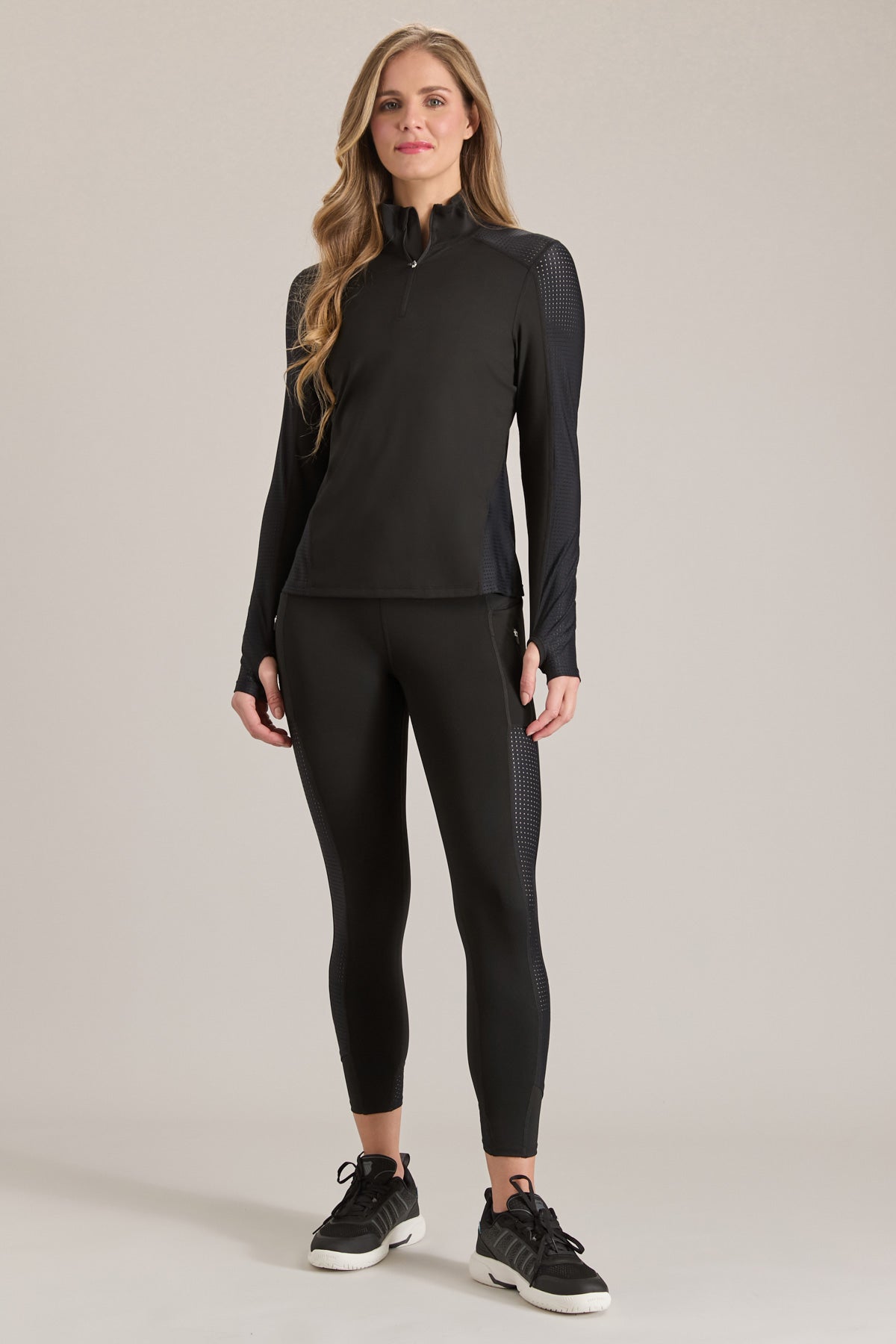 Flo-Jo Zip Pocket Mesh Insert Legging
