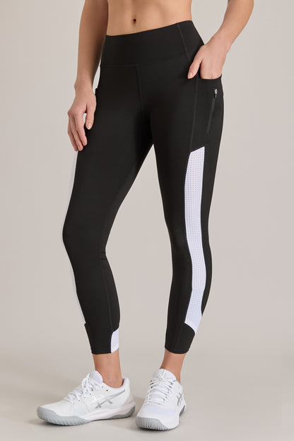 Flo-Jo Zip Pocket Mesh Insert Legging