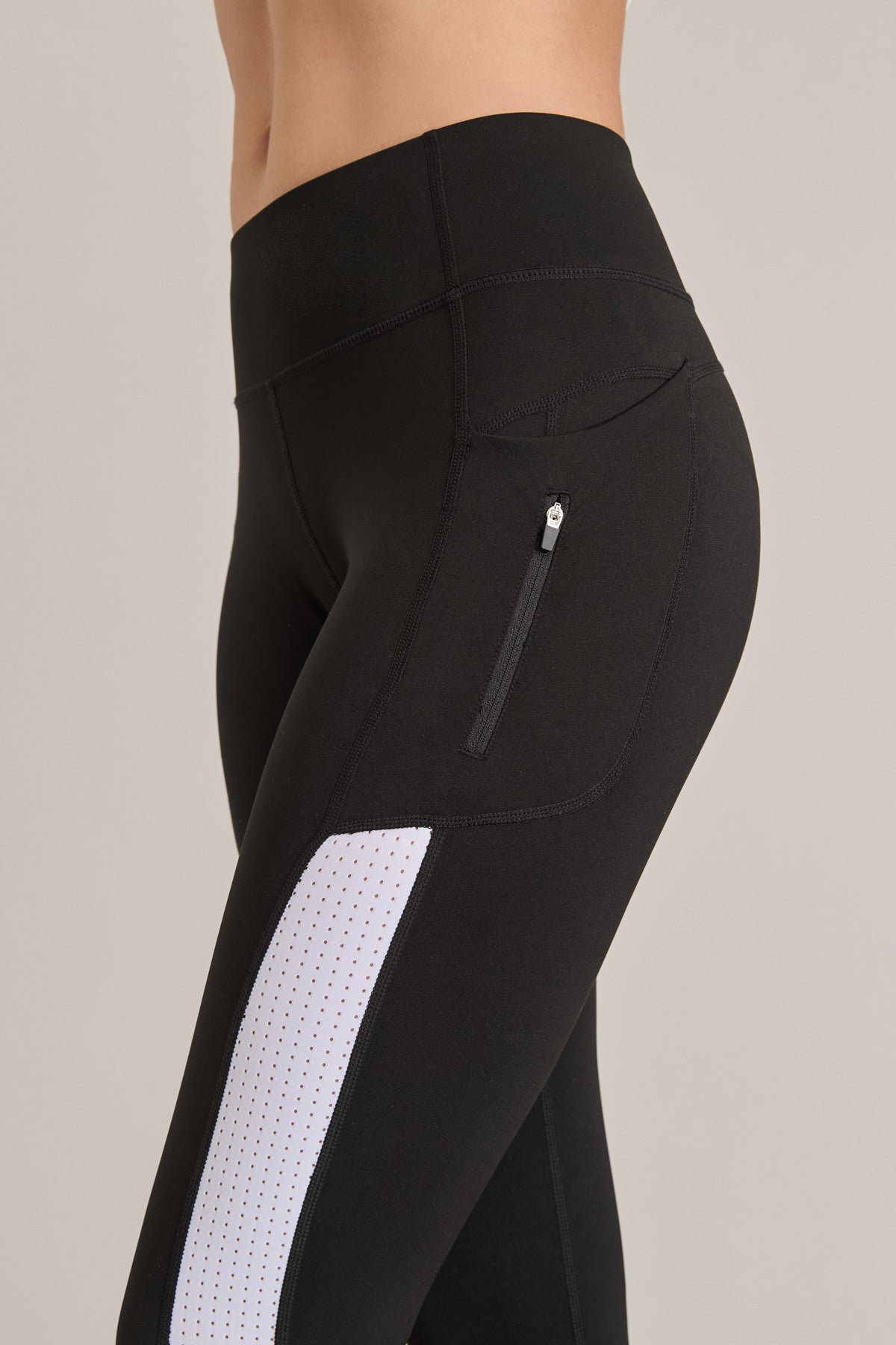 Flo-Jo Zip Pocket Mesh Insert Legging