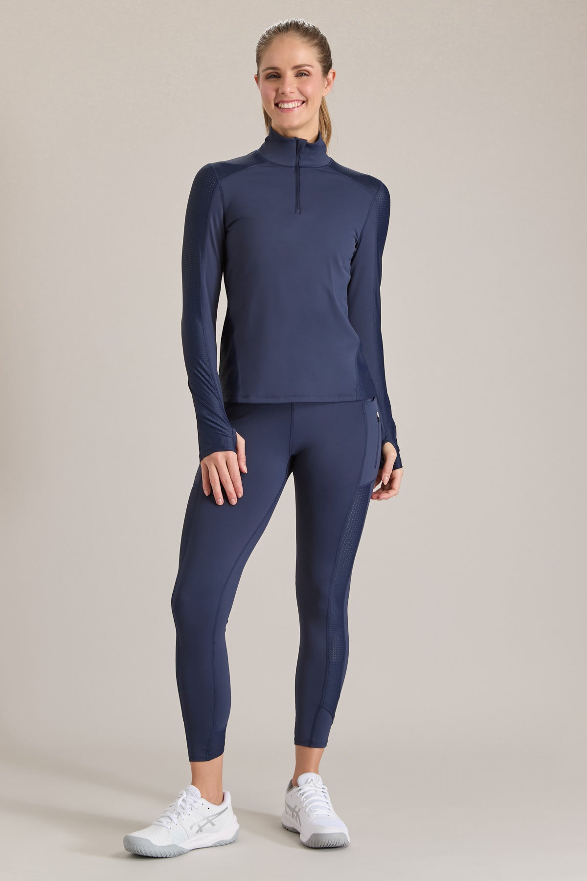Flo-Jo Zip Pocket Mesh Insert Legging