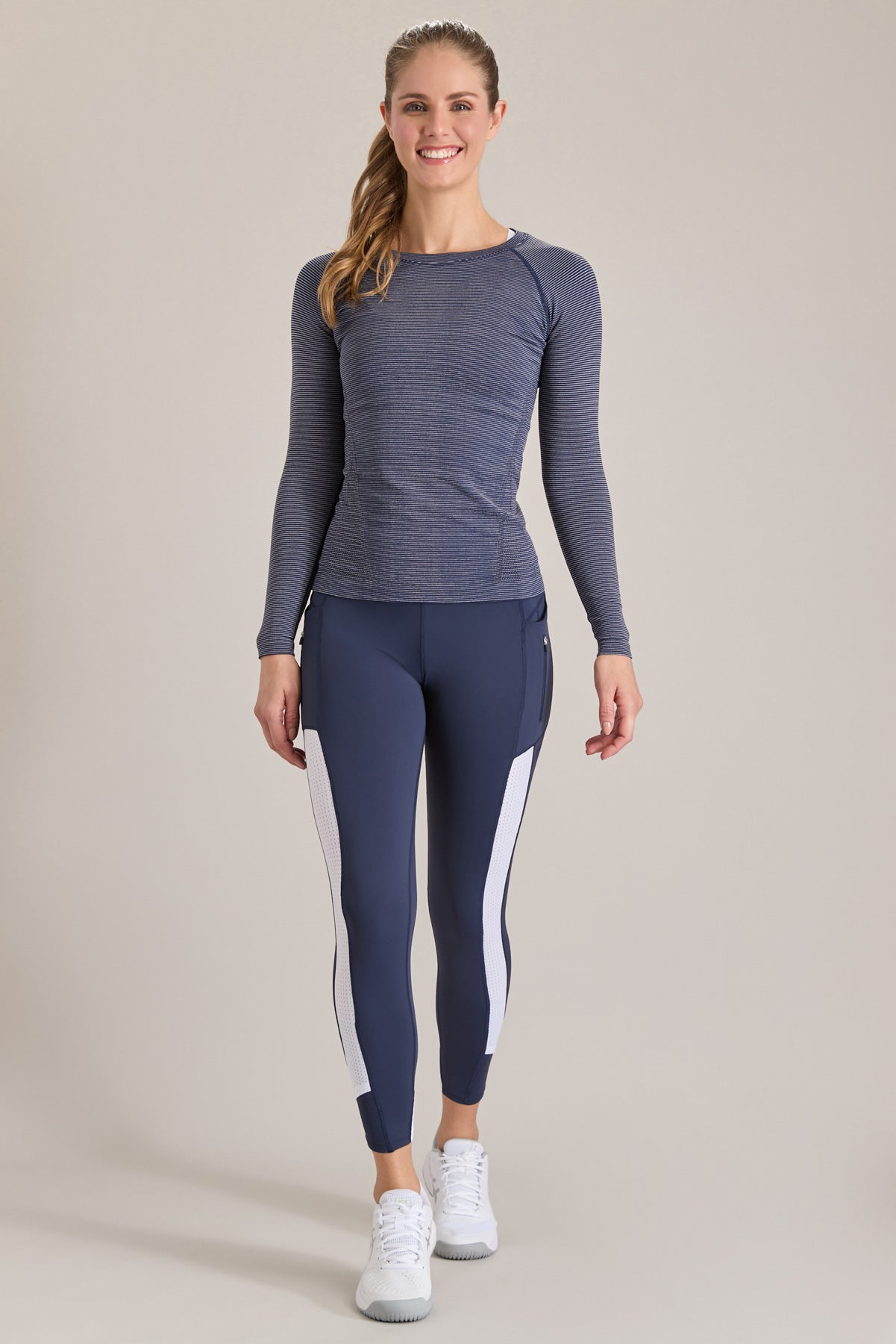 Flo-Jo Zip Pocket Mesh Insert Legging